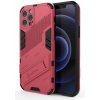 AppleKing odolný ochranný kryt so stojančekom pre iPhone 12 Pro - ružový - možnosť vrátiť tovar ZADARMO do 30tich dní