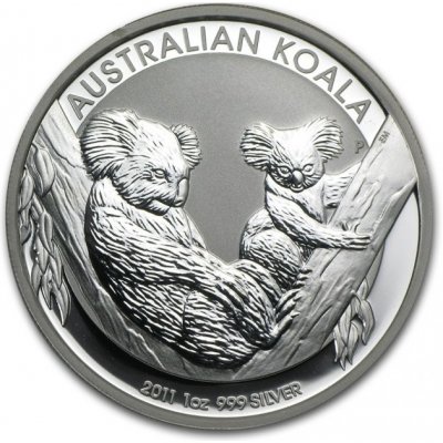 Perth Mint The Perth Mint Australian Koala stříbrná mince 2011 1 Oz