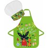 BrandMac Detská zástera s kuchárskou čiapkou Zajačik Bing motív Let's Go Picnic! 2 diely