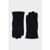 RUKAVICE GANT CLASSIC SUEDE GLOVES BLACK