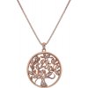 Hot Diamonds Bronzový náhrdelník strom života nurture DP865