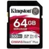 Kingston Canvas React Plus/SDXC/64GB/UHS-II U3/Class 10 (SDR2/64GB)