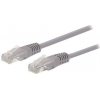 Kabel C-TECH patchcord Cat5e, UTP, šedý, 30m (CB-PP5-30)