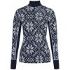 Kari Traa Rose Half Zip Baselayer Top modrá