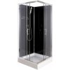 Savana Veduta Liza čierny sprchový box Veľkosť rohu: 90x90cm, Y87-S3M