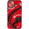 Picasee silikónový čierny obal pre Apple iPhone 13 mini - Red black