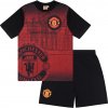 MANCHESTER UNITED FC Detské pyžamo Manchester United FC, čierno-červené, krátky rukáv Veľkosť: 8-9 r