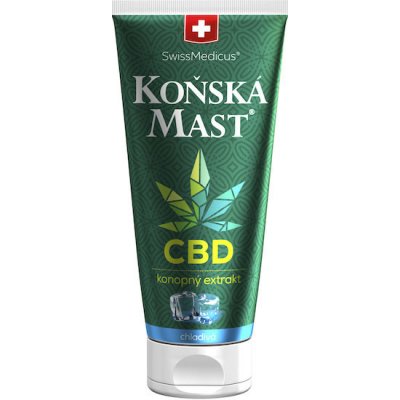 SwissMedicus Konská masť s CBD chladivá 200 ml