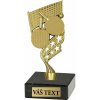 Stolný tenis - Športová trofej na podstavci s vlastným textom 22cm