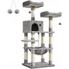 Artenat Mačací strom Micka, 143 cm, sivý
