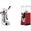 La Pavoni Esperto Abile + Eureka Mignon Perfetto, CR ferrari red