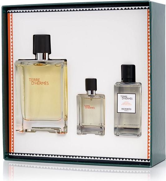 Hermès Terre d’Hermès EDT 100 ml + EDT 12,5 ml + balzam po holení 40 ml darčeková sada