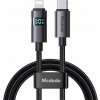 Kábel McDodo USB typ C - Apple Lightning 1,2 m, čierny