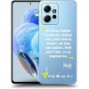 Picasee silikónový prehľadný obal pre Xiaomi Redmi Note 12 4G - Kazma - SVĚT PATŘÍ TĚM, CO SE NEPOSEROU