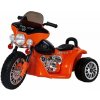 mamido Detská elektrická motorka JT568 oranžová