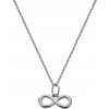 Hot Diamonds Strieborný náhrdelník Nekonečno Silver Whisper SWP007