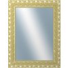 DANTIK - Zrkadlo v rámu, rozmer s rámom 70x90 cm z lišty ROKOKO zlatá hádzaná (2882)