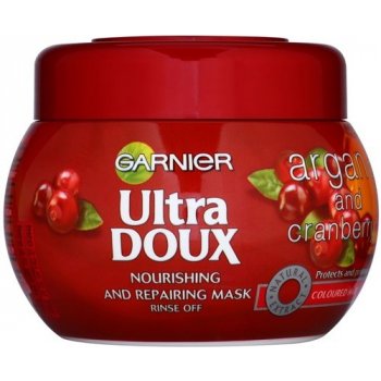 Garnier Fructis Ultra Doux Nourishing & Repairing Mask maska pro barvené vlasy 300 ml