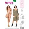 Strih Burda 6205 - Šaty (v angličtine)
