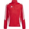 Pánska mikina adidas, TIRO24 TRAINING TOP červená,biela 128