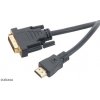AKASA - DVI-D na HDMI kábel - 2 m AK-CBHD06-20BK