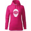 Florbal maska - Mikina dámská Cape s kapucí - XL ( Purpurová )