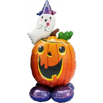 AirLoonz stojaci obrí balónik Halloween Tekvica 139 cm