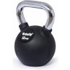 TRINFIT Kettlebell kov / guma s chrom madlem PREMIUM 12 kg