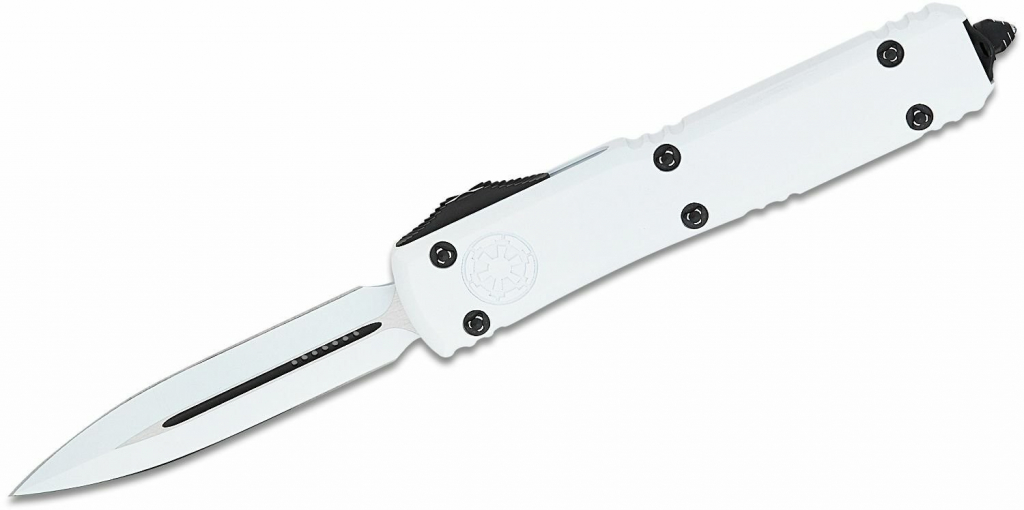 Microtech White Deep Engraved Stormtrooper Ultratech 122-1STD