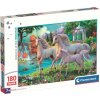 Clementoni - Puzzle Jednorožci pri vodopáde - 180 dielov