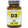 ALTENA vitamín D3 + K2 MK7, 4000 IU Balenie: 60 ks