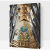 Vymalujsisam.sk Maľovanie podľa čísiel - Sagrada Familia pohľad zvnútra Veľkosť: 40x60cm, Rám: Na kartónovej doske