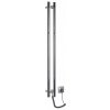Elektrický kúpeľňový radiátor Sapho 40 W 109 x 1200 mm strieborný