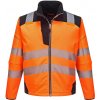 Portwest T402 HI-VIS Softshellová bunda PW3 L, Fluorescenčno oranžová-Čierna