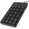 C-TECH klávesnice numerická KBN-01, 23 kláves, USB slim black