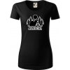 Apalucha chalupa - Dámske tričko z organickej bavlny Origin (GOTS) - 2XL ( Čierna )