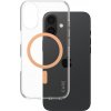 CARE by PanzerGlass Urban Combat - Zadní kryt pro mobilní telefon - kompatibilita s MagSafe - recyklovaný plast - průhledná, broskvový - pro Apple iPhone 16