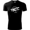 Still Plays With Planes - Pánske tričko Fantasy športové - S ( Čierna )