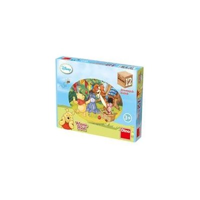 Dino Toys Medvedík Pú-kubus 12 kociek