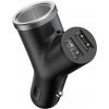 BASEUS 38400 Baseus Y-Type Nabíjačka do auta 2x USB čierna