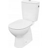 Cersanit ARTECO - WC kombi + antibakteriálne sedátko s funkciou pomalého zatvárania, vertikálny odpad, K667-075