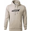 Karate Evolúcia - kop - Mikina pánska Cape s kapucňou - 4XL ( Ľadovo sivá )