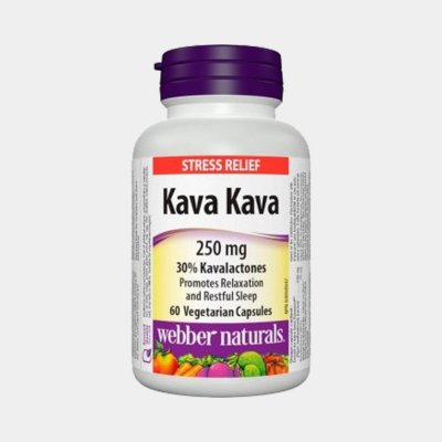 Webber Naturals Kava Kava piepor opojny 250 mg 60 kapsúl