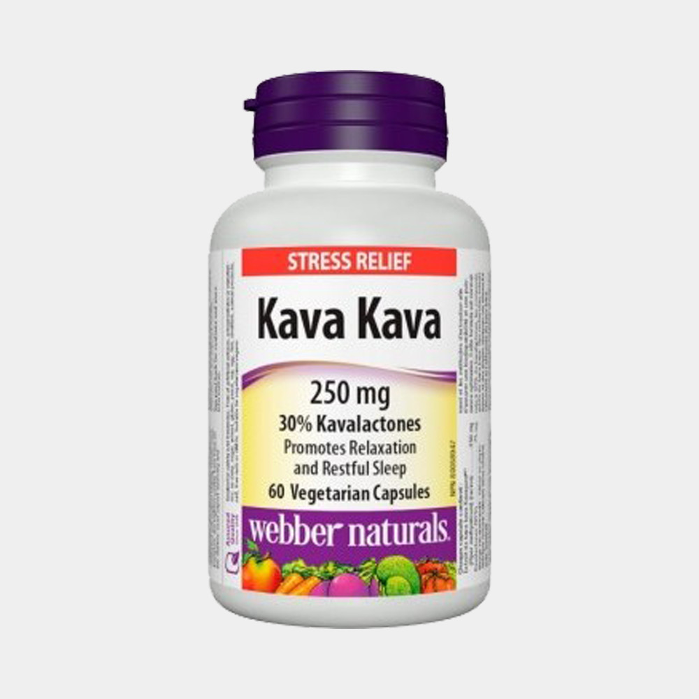 Webber Naturals Kava Kava piepor opojny 250 mg 60 kapsúl