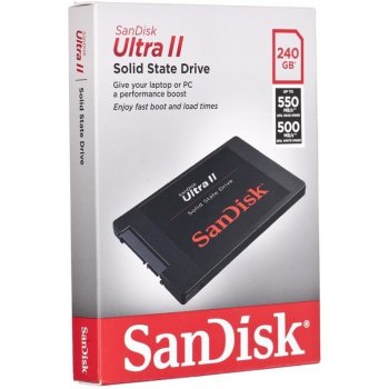 SanDisk Ultra II 240GB, SDSSDHII-240G-G25 od 128 € - Heureka.sk
