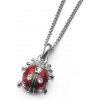 Prívesok s krištáľmi Swarovski Oliver Weber Ladybug Mini
