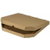 WorldOffice sro Krabica na pizzu z vlnitej lepenky 33 x 33 x 3cm (100 ks) HNEDA