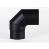 Vapk koleno dymové 90° 200/2 mm čierne 221825