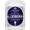 Kallos Blueberry Revitalizing Hair Mask vyživujúca maska pre suché a poškodené vlasy 1000 ml