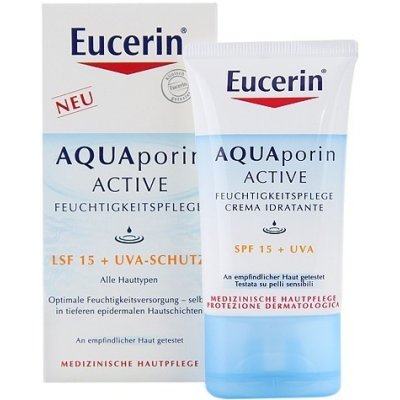 Eucerin Aquaporin hydratačný krém s UV ochranou SPF 15 40 ml od 14,14 € -  Heureka.sk